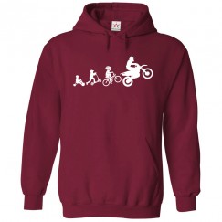 Evolution of Men Art Classic Unisex Kids and Adults Pullover Hoodie									 									 									